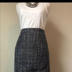 Jcrew tweed pencil skirt